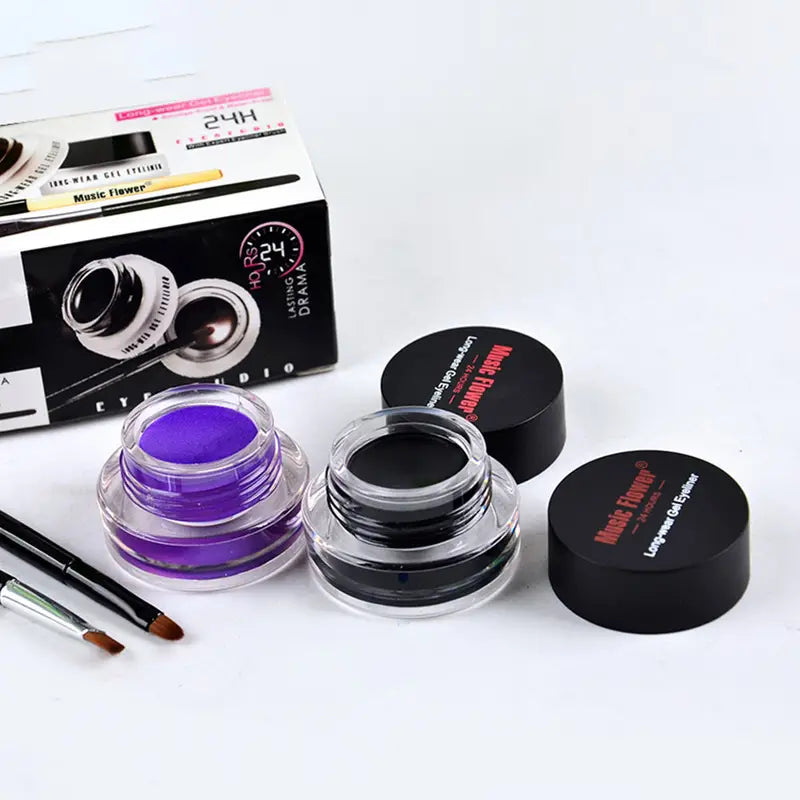Festival Duo Eyeliner Set - Black & Brown