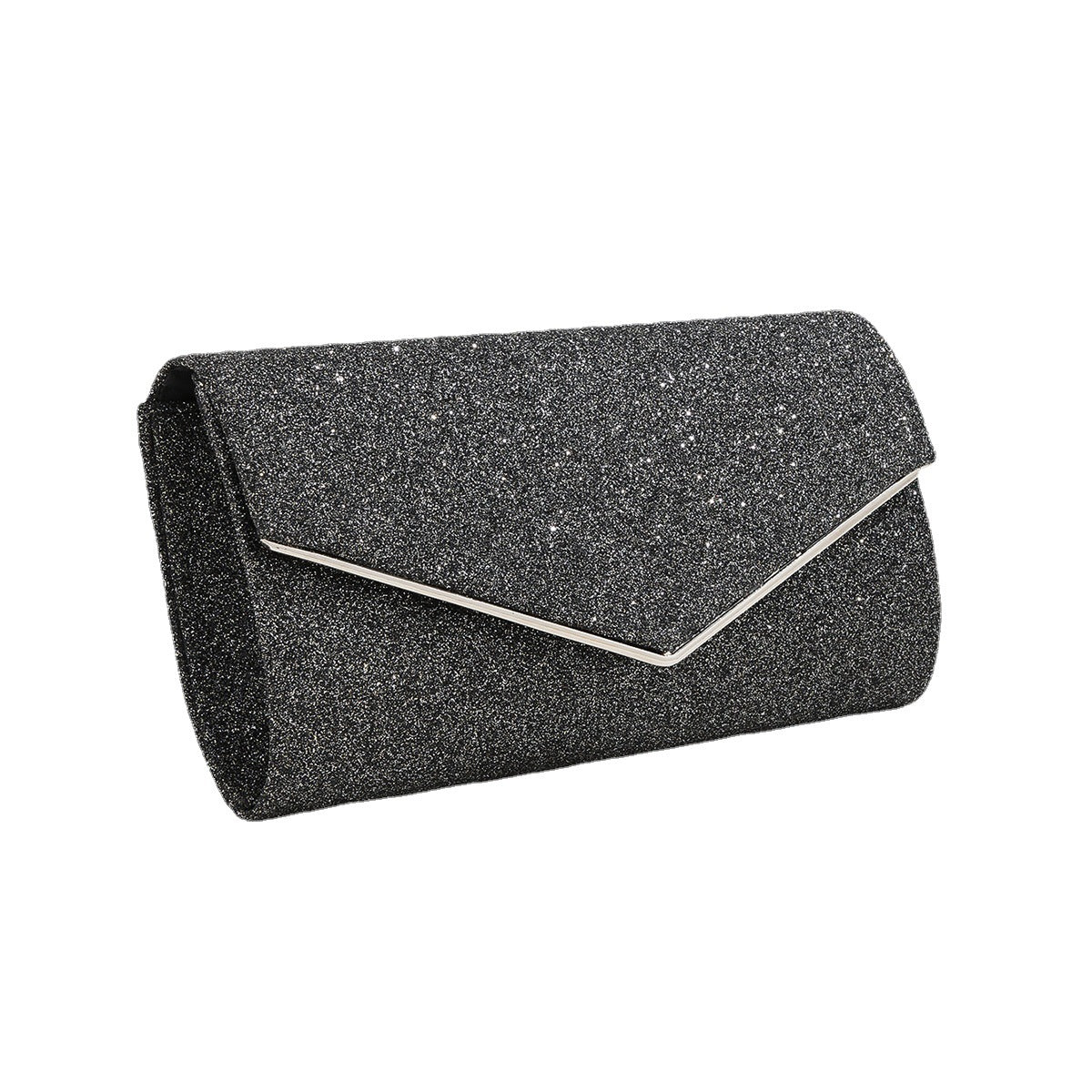 New Cross-Border Evening Clutch Bag with Metal Design