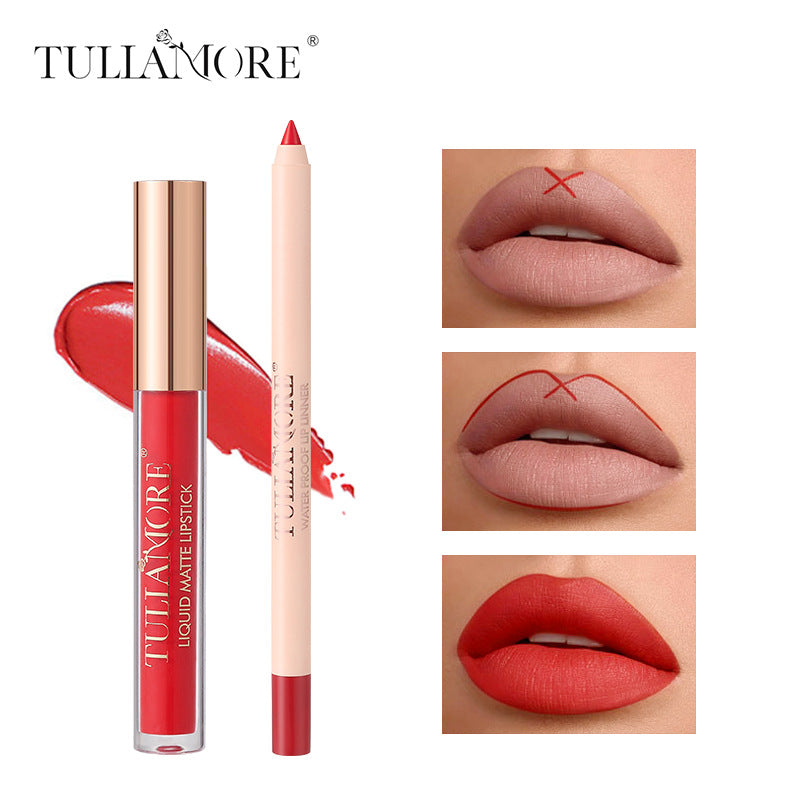 Elegant Matte Lip Set - Waterproof