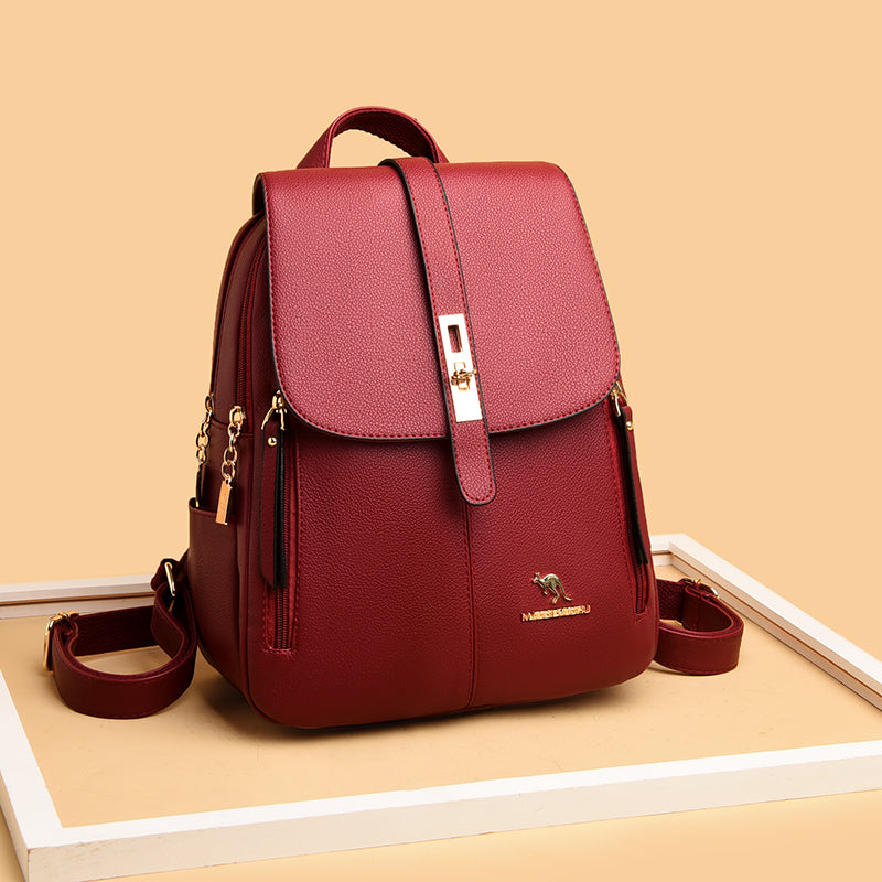 Chic Voyager Women's Leather Backpack