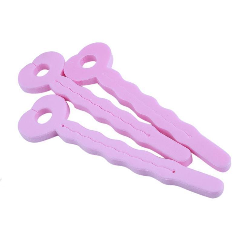 Heart-Shaped Sponge Hair Curling Iron Strips
