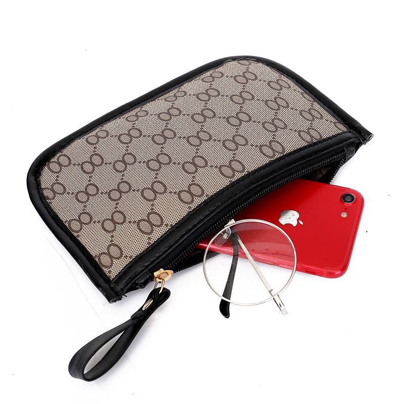 Women's Handbags Ladies Shoulder Bag PU Fashion Hit Color Printing Bottom Wear-resistant Rivets Large Capacity