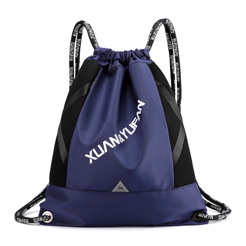 Large-Capacity Casual Sports Backpack with Drawstring