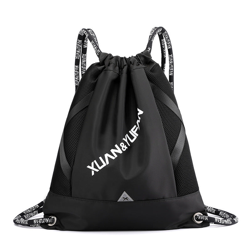 Large-Capacity Casual Sports Backpack with Drawstring