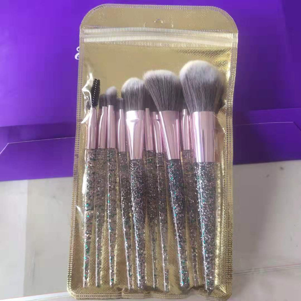 10-Piece Makeup Brush Set for Beauty and Blending