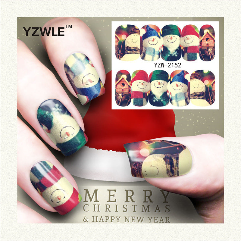 Festive Fingertips Christmas Nail Decals