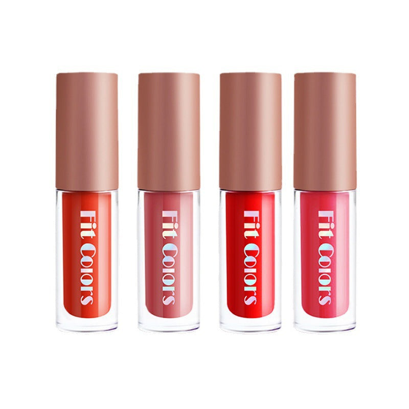 Cross-Border Makeup Set of 4 Velvet Lip Glosses