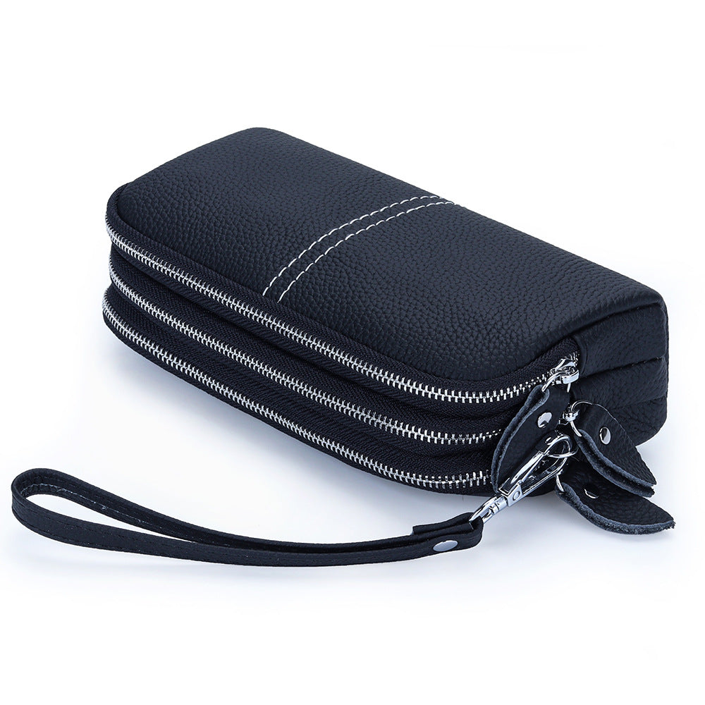 Elegant Cowhide High-Capacity Wallet
