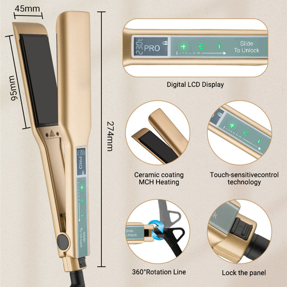 Elite Titanium Touchscreen Hair Straightener