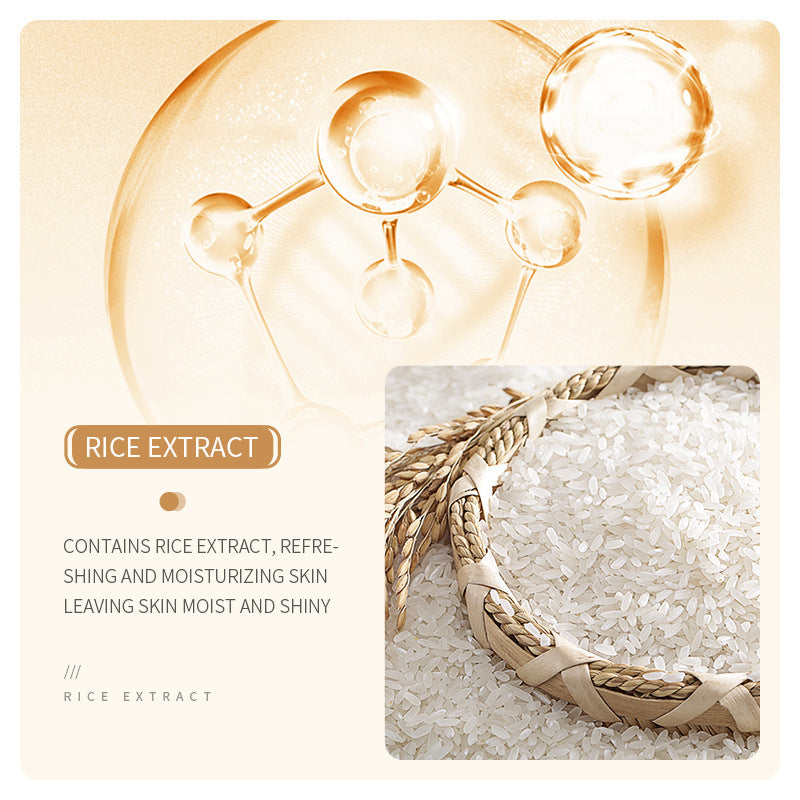 Elegant Rice Extract Skincare Ensemble - 6 Piece Set