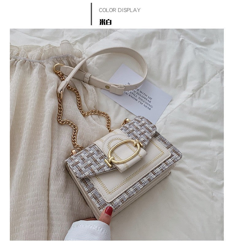 Spring 2024 Women's Casual Chic Cotton Linen Shoulder Bag