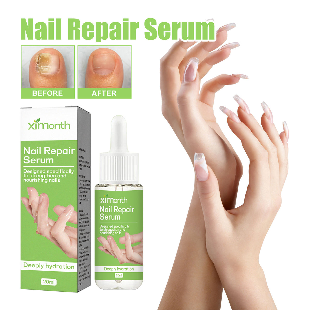 Ximonth Nail Repair Essence for Thickening and Care