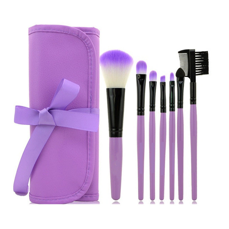 Elegant Seven-Piece Brush Collection