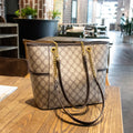 Karola Disi Vintage Floral Tote and Chain Shoulder Bag