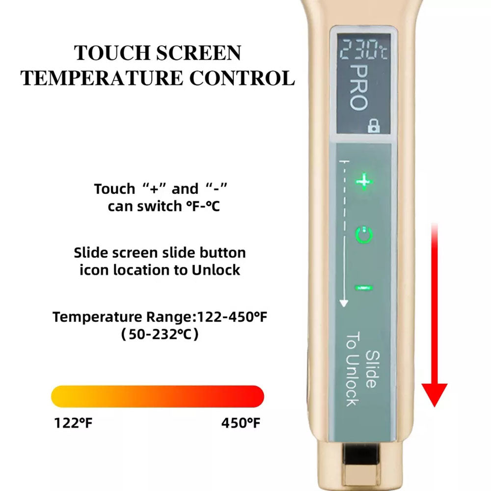 Elite Titanium Touchscreen Hair Straightener