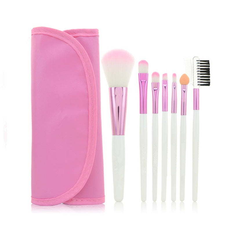 Elegant Seven-Piece Brush Collection