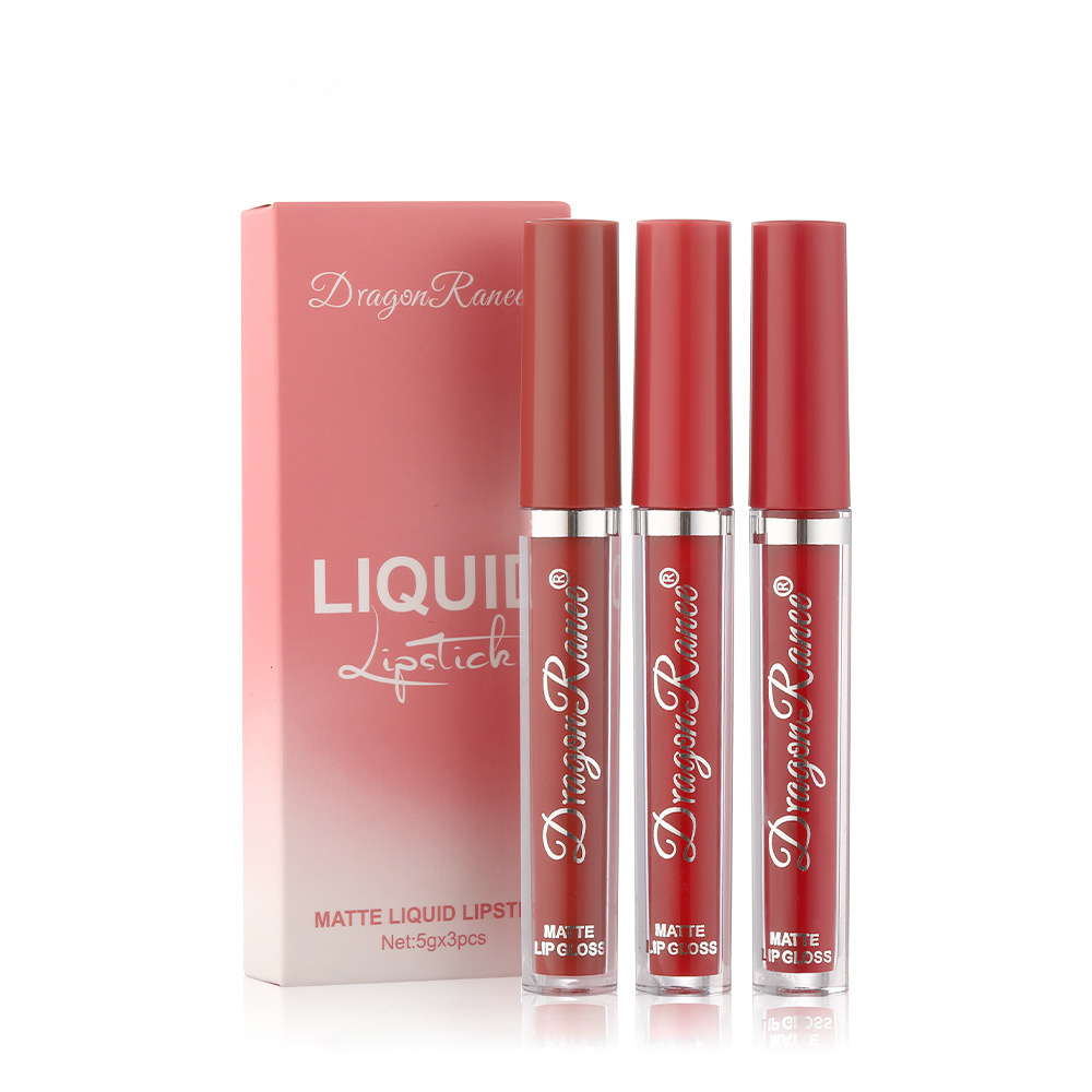 Elegant Matte Trio Lipstick Set