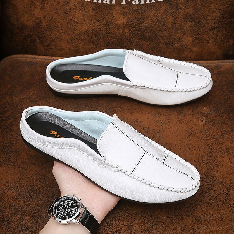 Elegant Men's Slip-On Leather Loafers
