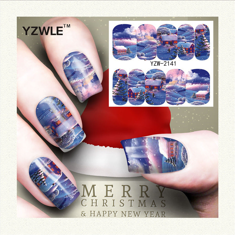 Festive Fingertips Christmas Nail Decals