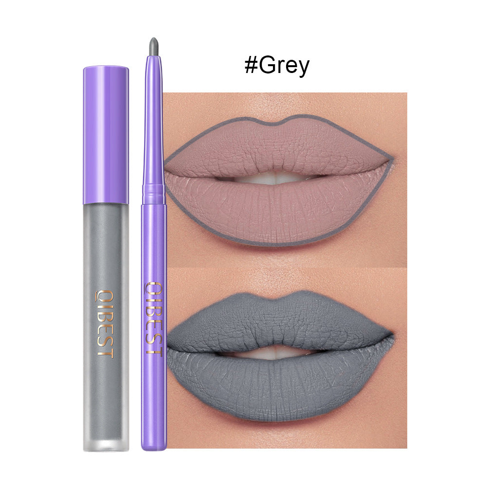 QIBEST Matte Elegance Lip Kit