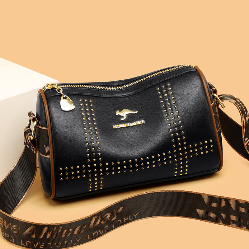 2023 New Fashionable Soft Leather Crossbody Bag