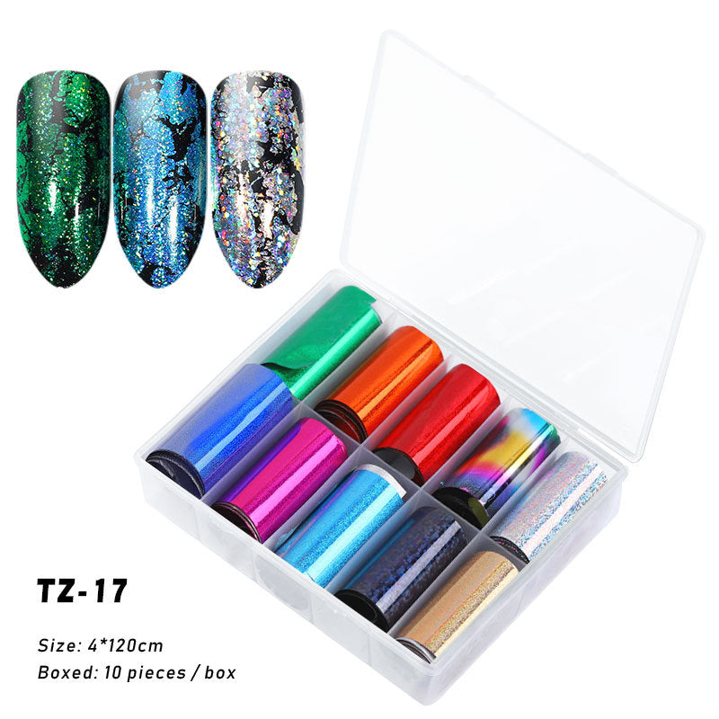 2020 New Nail Art Transfer Stickers - Starry Laser