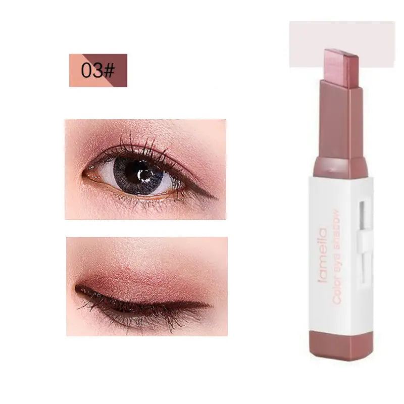 Dual-Tone Waterproof Eyeshadow Stick