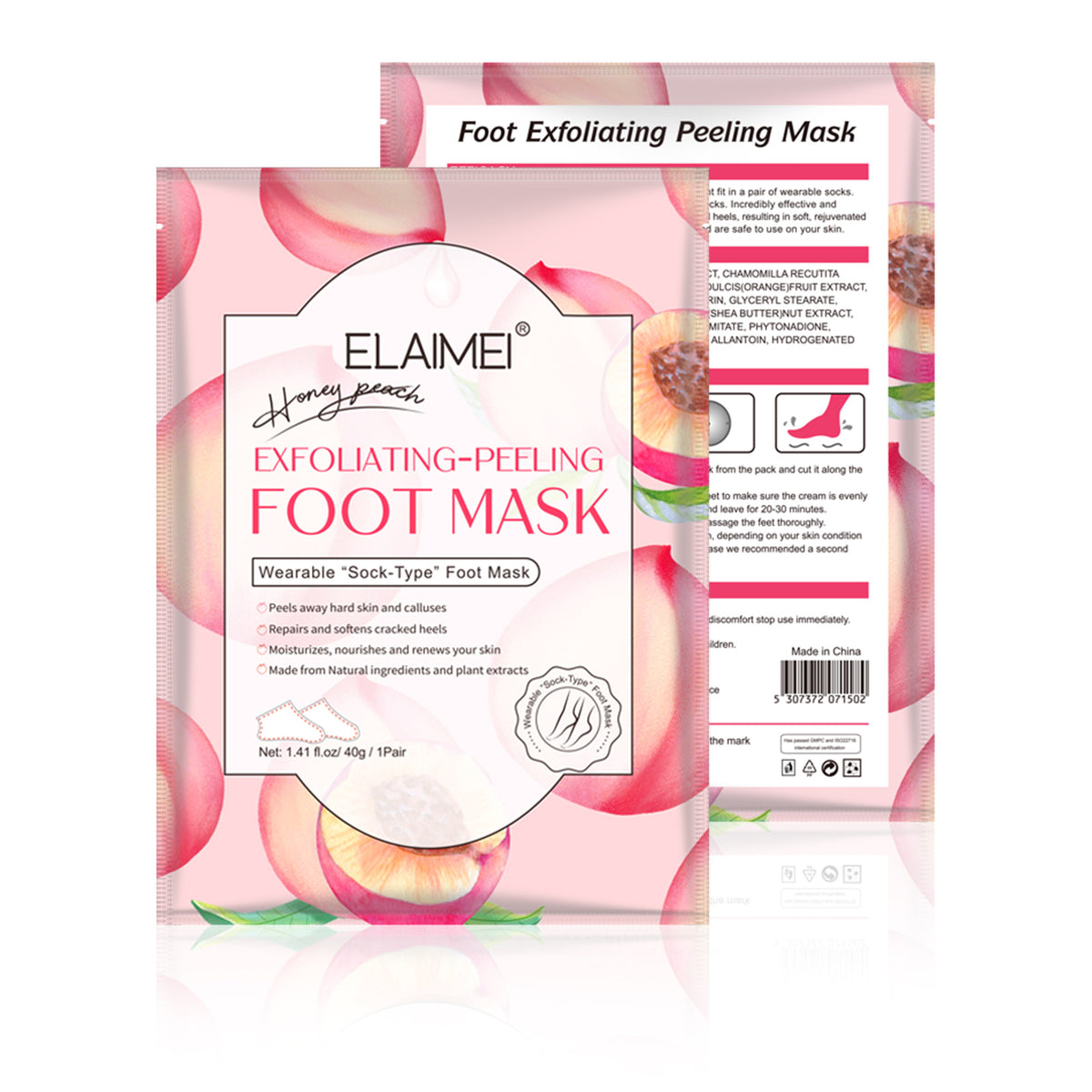 ELAIMEI Luxurious Exfoliating Foot Mask