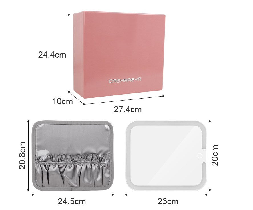 Elite LED Mirror Makeup Case