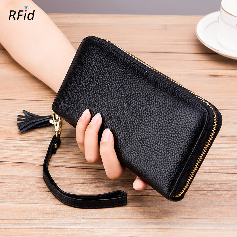 Elegant RFID-Secure Leather Wallet