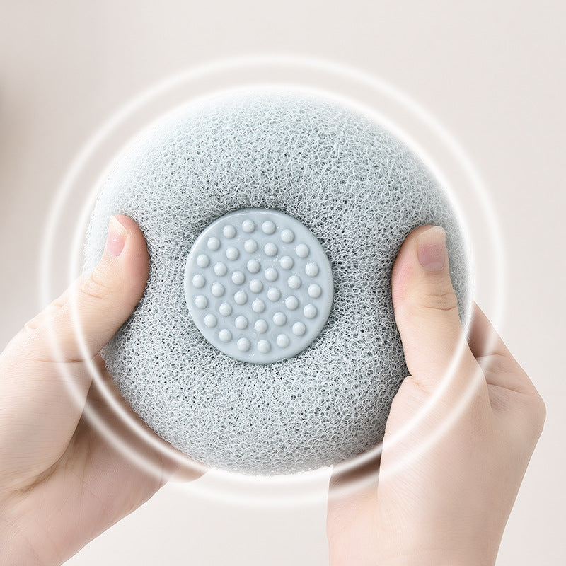 3D Foaming Massage Bath Ball with Suction Cup