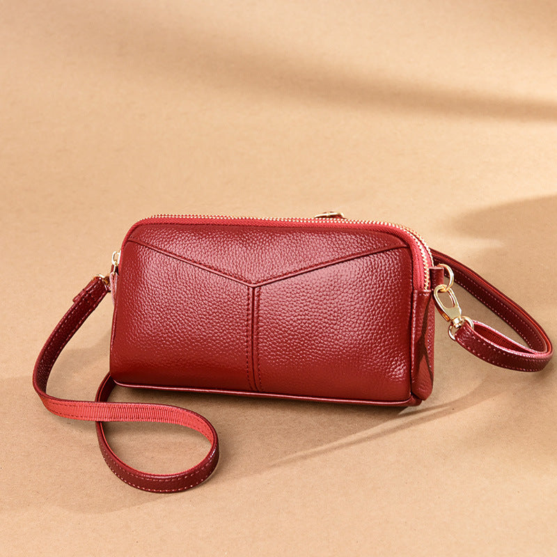 2024 New Women's Genuine Leather Shoulder Bag
