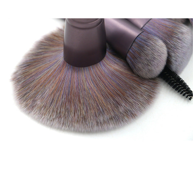 Elegant Microfiber Cosmetic Brush Ensemble