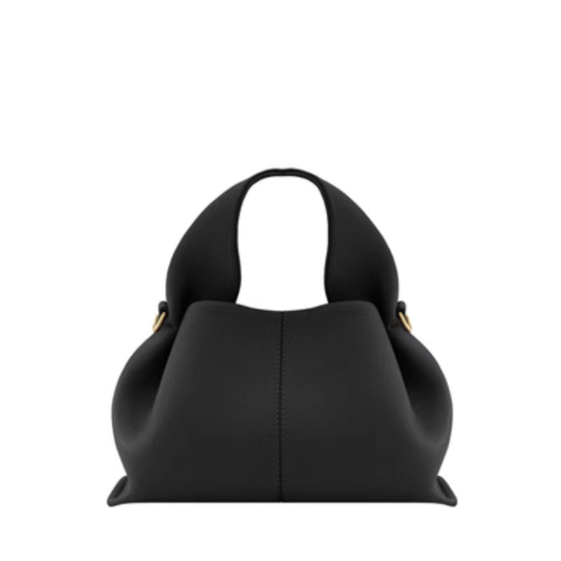 Polene Elegance Leather Shoulder Bag