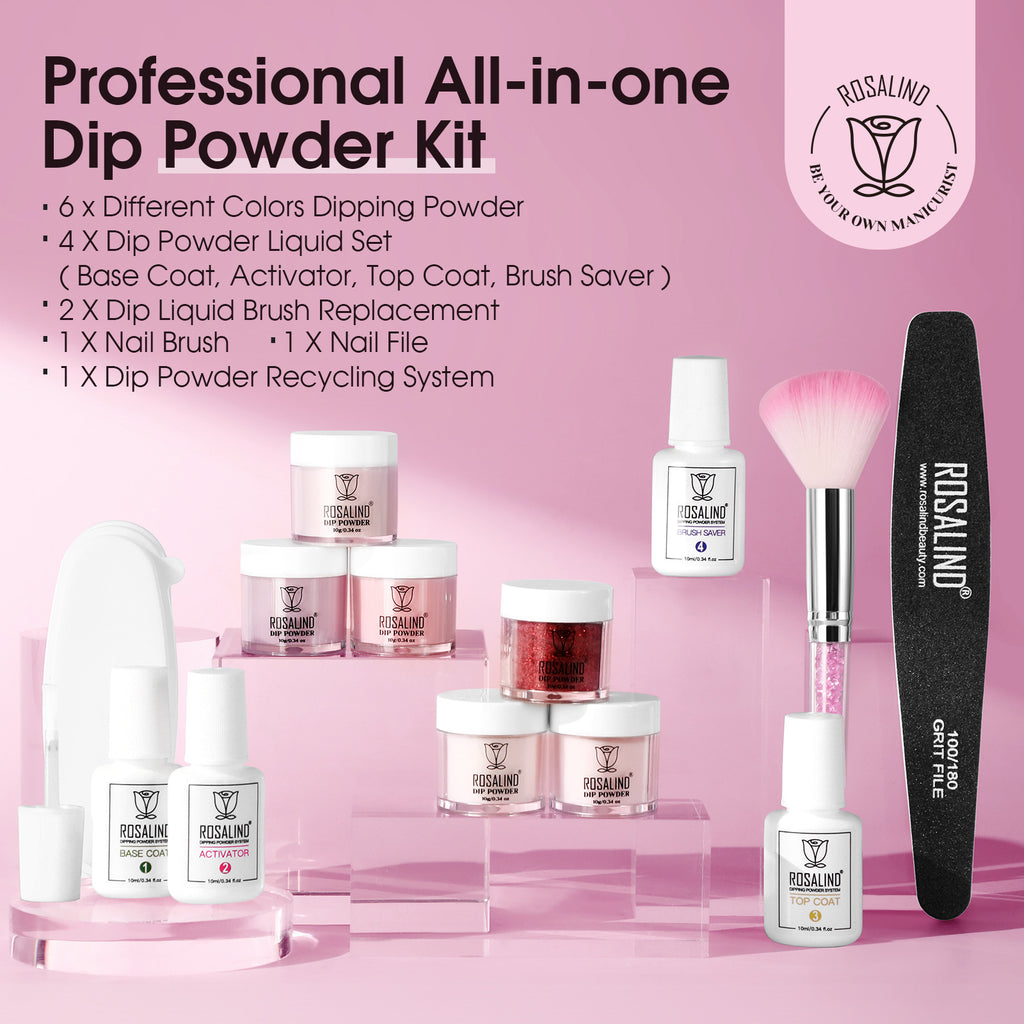 ROSAIND Elegance Nude Gel Manicure Kit