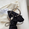 Elegant Silk Embroidered Travel Satchel