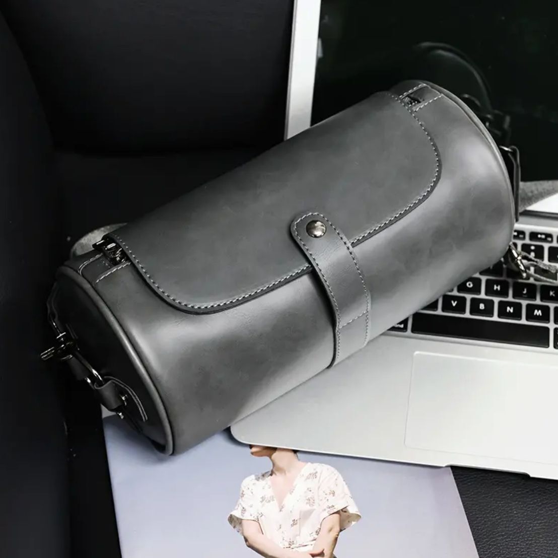 Korean Retro Leather Shoulder Bag