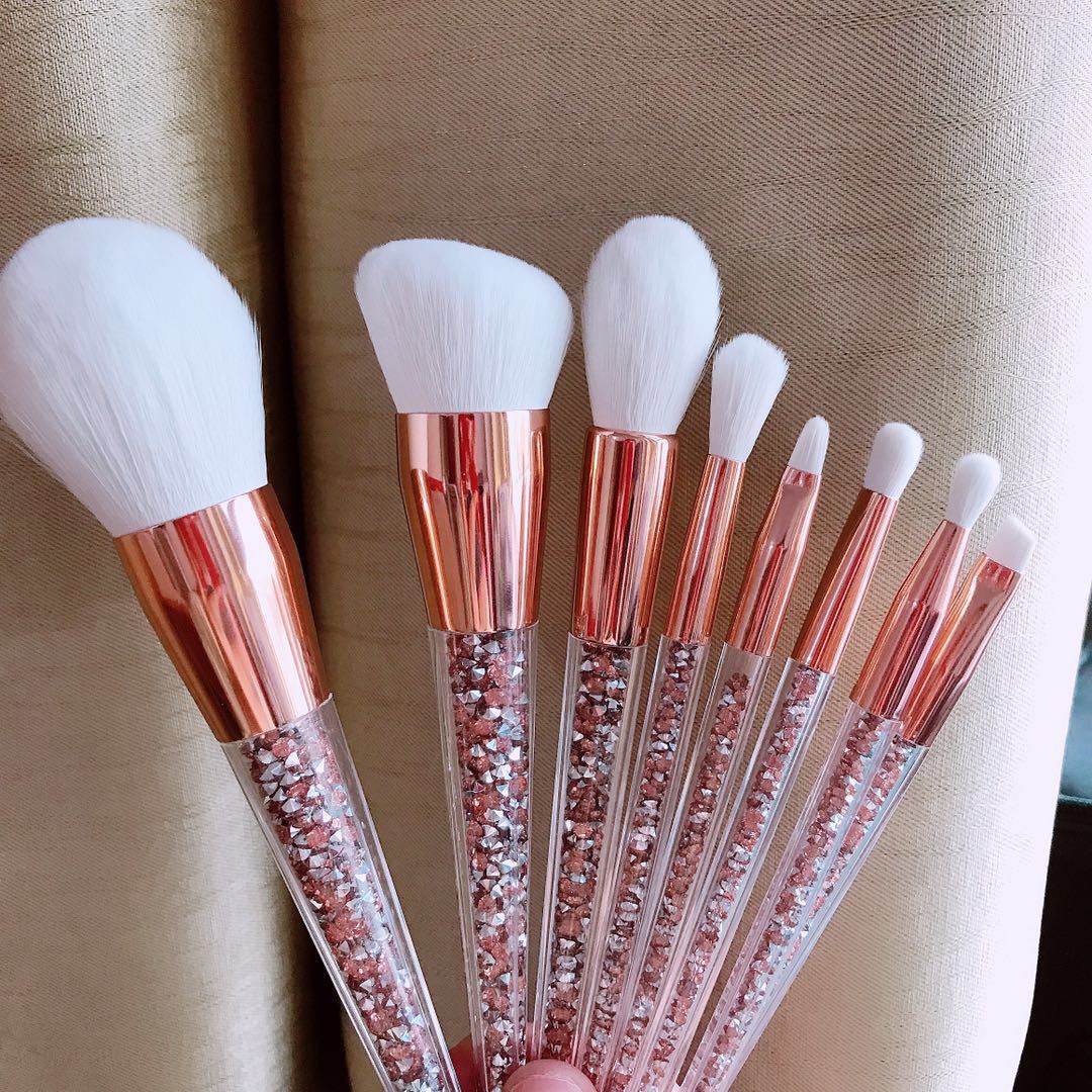 Elegant 8-Piece Cosmetic Brush Collection