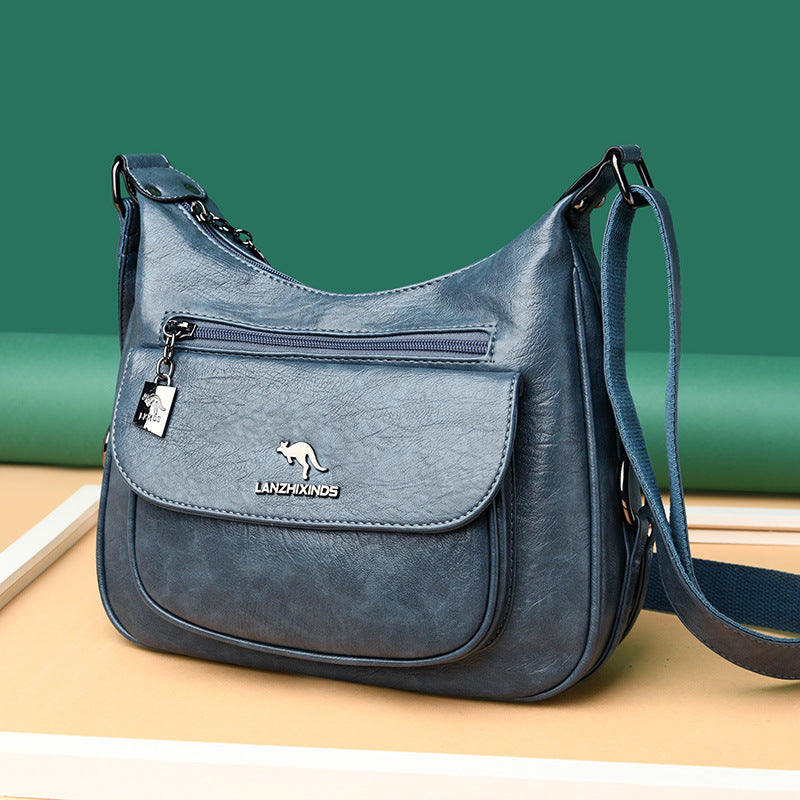 Blue Kangaroo Stylish Large Capacity Shoulder Bag for Moms