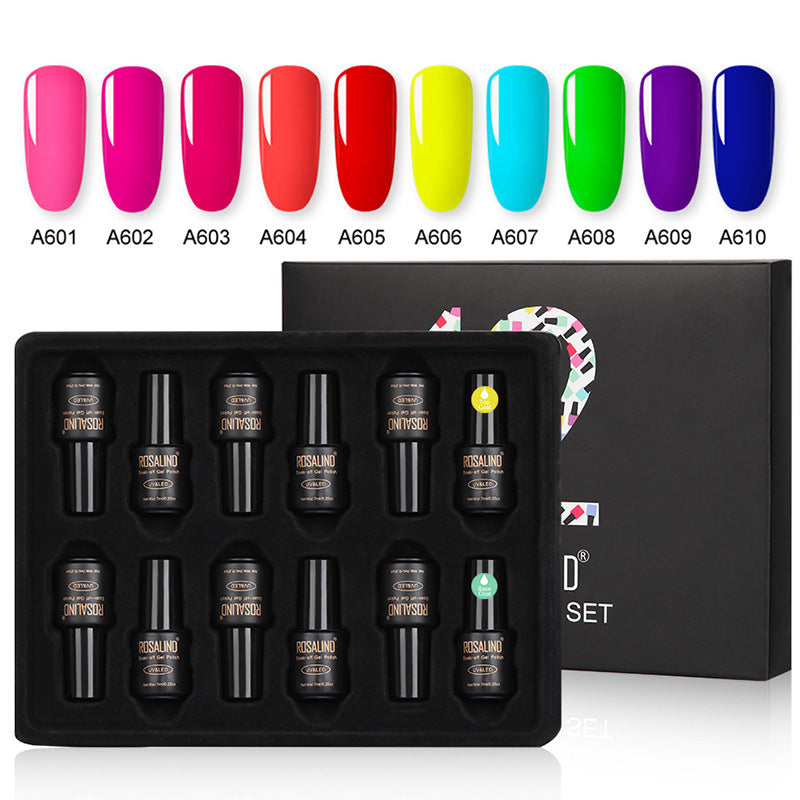 ROSALIND Gel Nail Polish Set - 12 Bottles