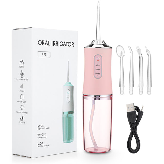 Portable Electric Pulse Tooth Cleaner for Home Use