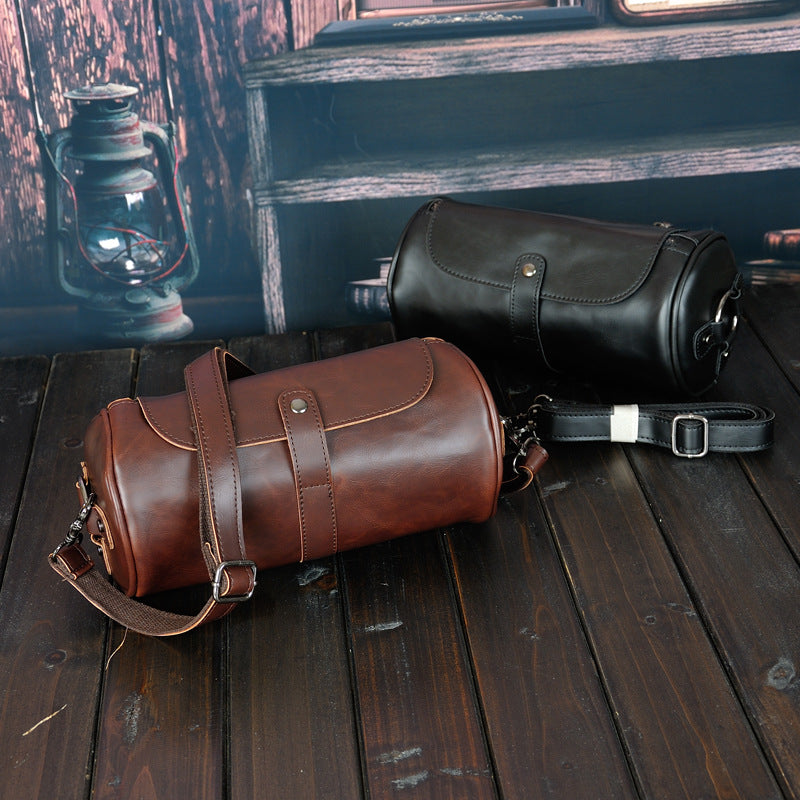 Korean Retro Leather Shoulder Bag