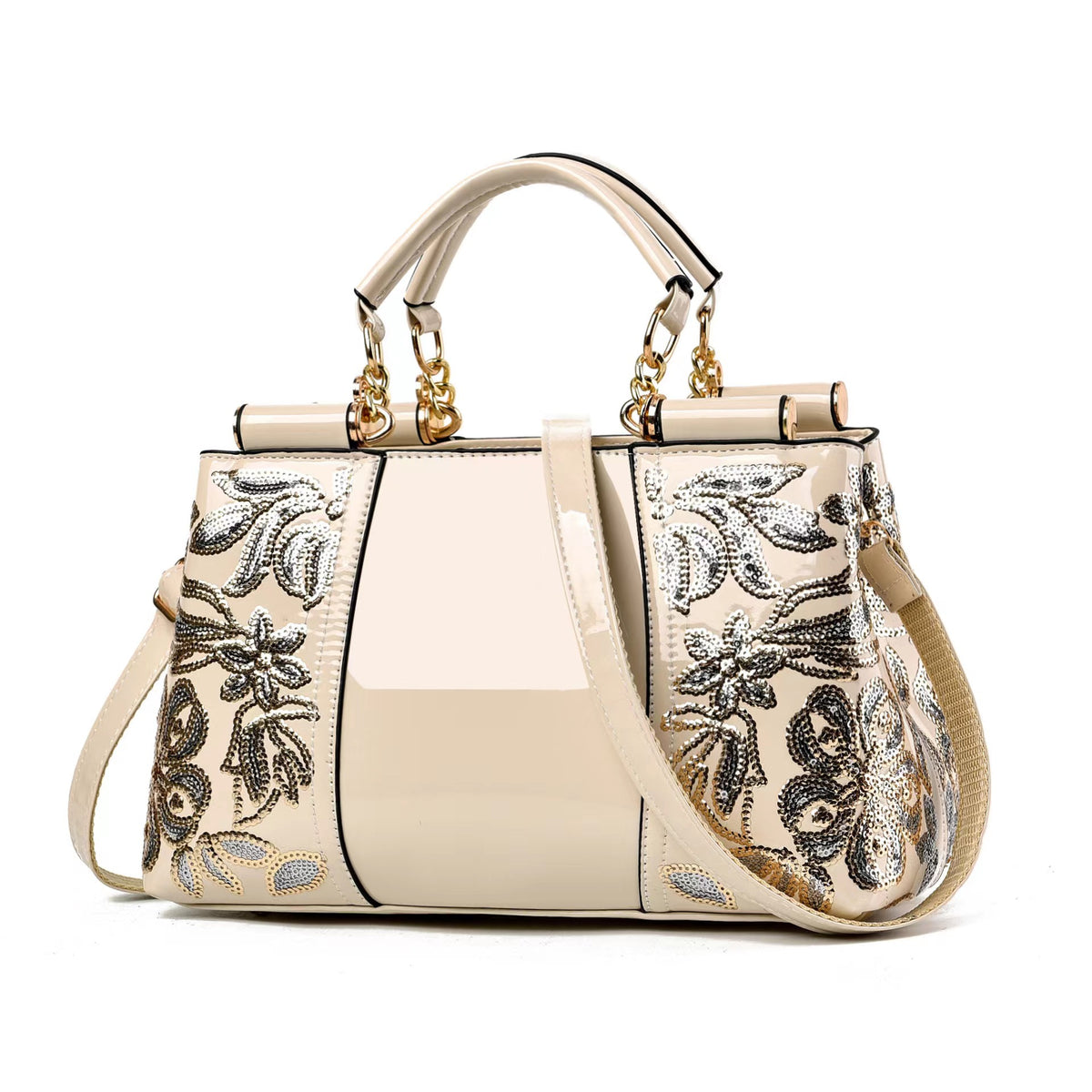 2023 Elegant Patent Leather Large Tote