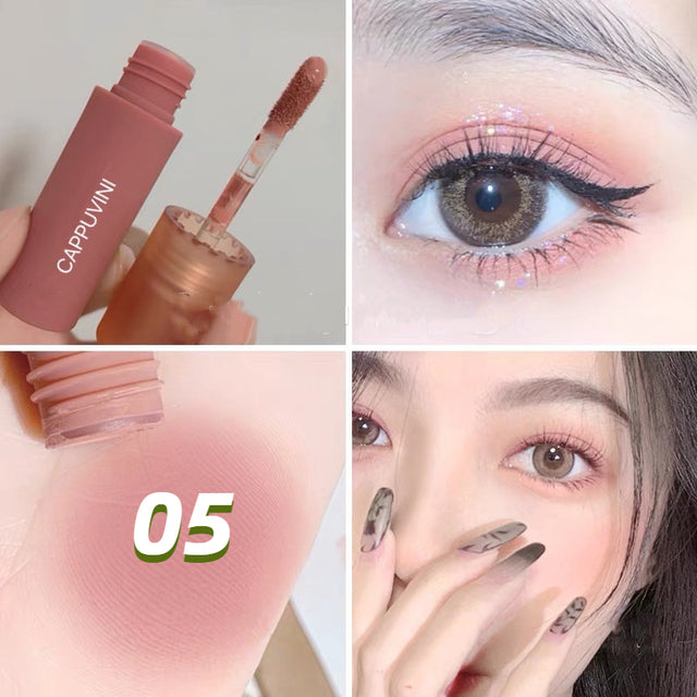 6-Shade Matte Liquid Eyeshadow and Blush