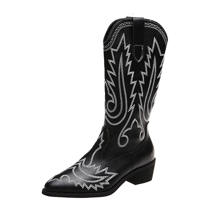 Retro Cowboy Style Fashion Boots for Women
