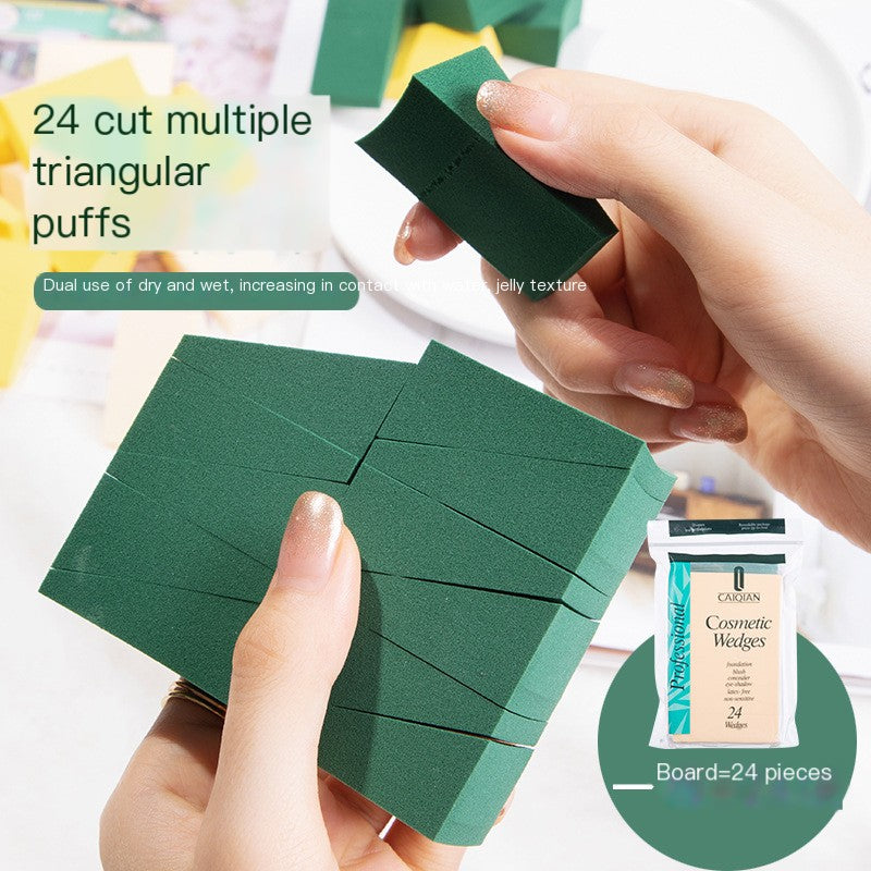 Elite Triangular Makeup Sponges - 24 Pack