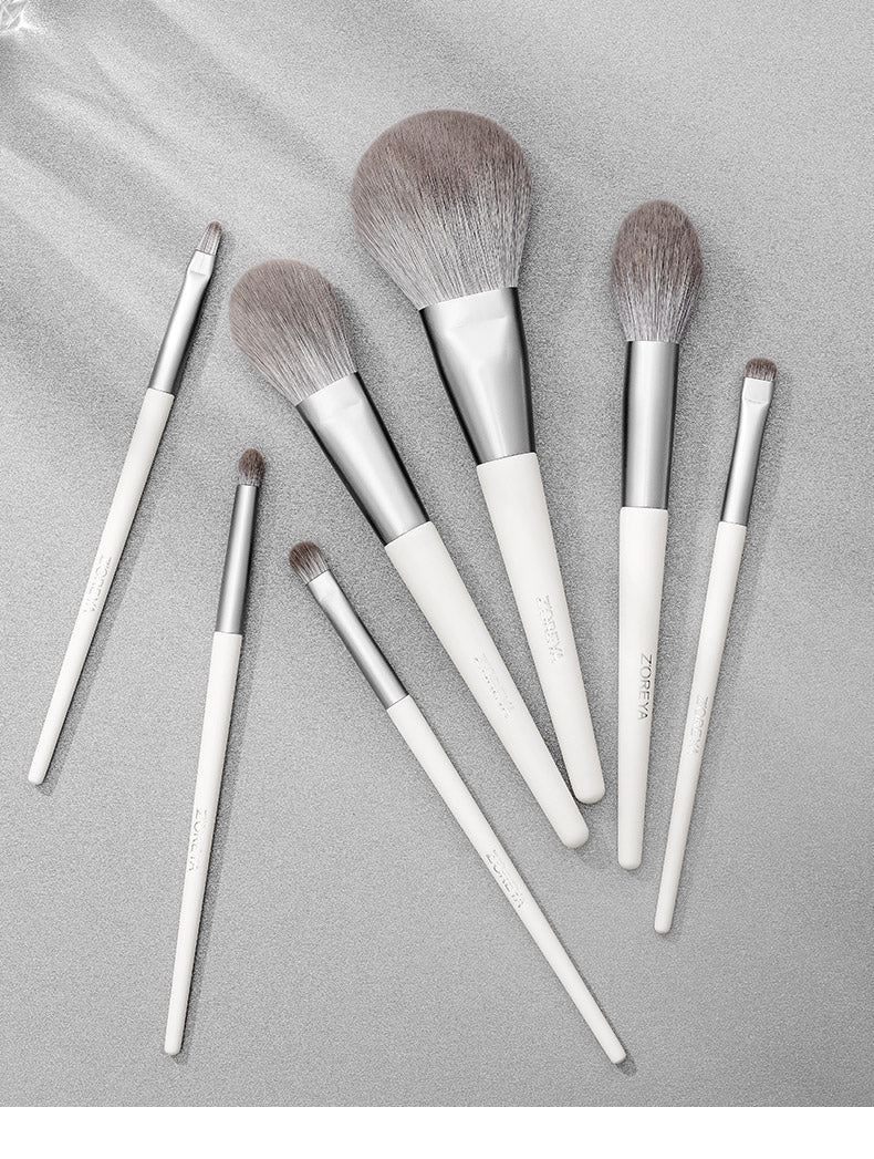 ZOREYA Elite 10-Bristle Makeup Brush Ensemble
