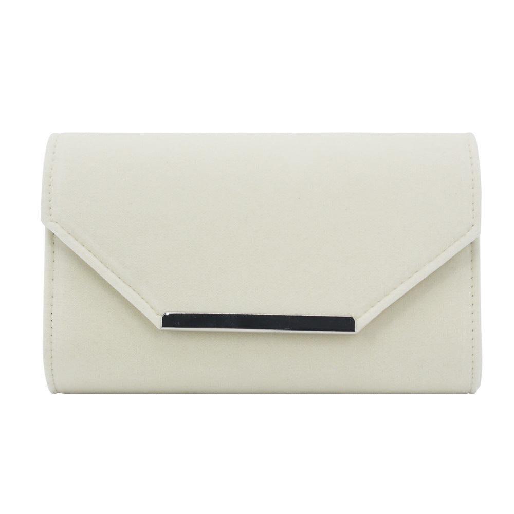 Elegant Flannelette Envelope Clutch Bag for Women