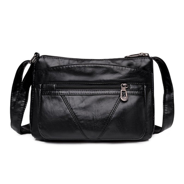 Luxury Designer Soft PU Leather Shoulder Bag for Women