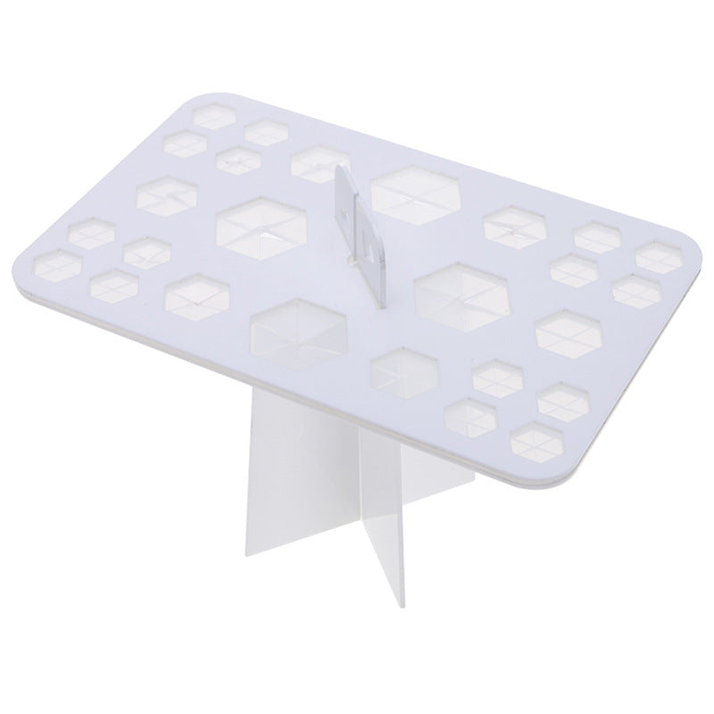 Elegant 26-Holder Makeup Brush Organizer
